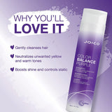 Joico Color Balance Purple Shampoo Anti Yellow for Blonde Hair 300ml