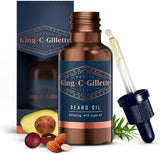King C Gillette Beard Oil 30ml- with Argan Oil Condition and Soften