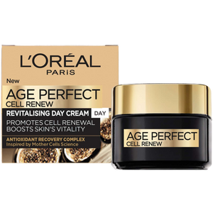 L'Oreal Age Perfect Cell Renew Day Cream 50ml Revitalising Anti-Ageing Moisturiser