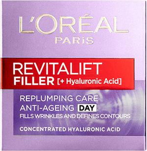 L'Oreal Revitalift Filler Anti-Wrinkle Day Cream 50ml - Hyaluronic Acid - Plumping Moisturiser