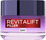 L'Oreal Revitalift Filler Anti-Wrinkle Day Cream 50ml | Hyaluronic Acid | Plumping Moisturiser