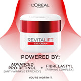 L'Oreal Paris Revitalift Anti-Wrinkle and Extra Firming Hydrating Eye Cream 15ml