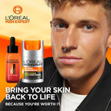 L'Oreal Men Expert Hydra Energetic Moisturiser + Vitamin C Serum Bright & Bold Set