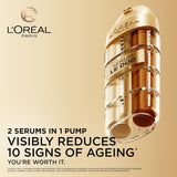 L'Oreal Age Perfect Age Defying Serum Duo Collagen Peptide Booster with Vitamins 30ml