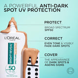 L'Oreal Paris Bright Reveal Daily Fluid Bronze Tinted Glow SPF 50