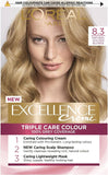 L'Oreal Paris Excellence Creme Permanent Hair Colour - 8.3 Natural Golden Blonde