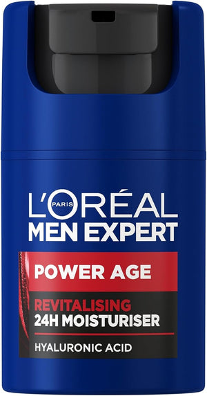 L'Oréal Men Expert Power Age Revitalising 24H Moisturiser with Hyaluronic Acid 50ml