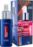 L'Oreal Paris Revitalift Laser Pure RETINOL Deep Wrinkle Night Serum 30ml