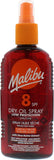 Malibu Sun Protection Water Resistant Non-Greasy Dry Oil Sun Spray SPF 8