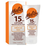 Malibu MIRACLE TAN Sun Screen Lotion SPF 15 - 150ml - Protect + Enhance
