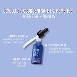 Nip + Fab Exfoliate Glycolic Acid Concentrate Fix Extreme Booster 10% AHA - 30ml