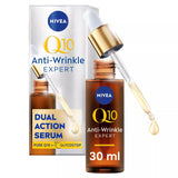 Nivea Q10 Anti-Wrinkle Expert Dual Action Serum 30ml | Reduces Wrinkles & Firms Skin