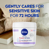 NIVEA Repair & Care Body Cream 400ml | Intensive Moisturiser for Very Dry Skin | 72h Hydration