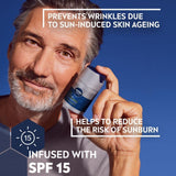NIVEA MEN Anti-Age Hyaluron Moisturising Face Cream 50ml SPF15 Anti-Wrinkle