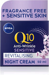 Nivea Q10 Anti-Wrinkle Sensitive Revitalising Night Cream 50ml