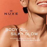 Nuxe Set - Huile Prodigieuse Multi-Purpose Dry Oil for Face, Body, Hair - Neroli Scent + 30ml Shampoo