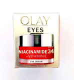 Olay Niacinamide24 + Vitamin E Eye Cream 15ml | Brightening & Hydrating Eye Care | Anti-Fatigue Formula