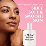 Olay Beauty Fluid Moisturise & Replenish Face, Neck And Body Lotion, For Silky Soft And Smooth Skin,100ml