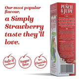Punch & Judy Kids Toothpaste - Simply Strawberry Flavour (3 PACK)