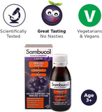 Sambucol Natural Black Elderberry Immuno Forte, Vitamin C, Zinc, Immune Support