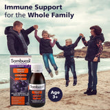 Sambucol Natural Black Elderberry Immuno Forte, Vitamin C, Zinc, Immune Support