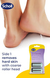 Scholl ExpertCare 2 in 1 File & Smooth Replacement Roller Heads 2 Pack Refills