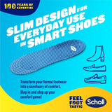 Scholl GelActiv Formal Shoe Insoles – All Day Cushioning & Support - Small / Large EU PACK