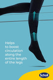 Scholl Light Legs Compression Tights for Women - 60 Denier - Black - Small