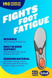 Scholl LiquiFlex Extra Support Insoles 5-in-1 with Memory Foam Arch Support for Women