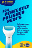 Scholl Velvet Smooth Electric Food File Pedi with 2 Rollers - BLUE