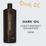 Sebastian Professional Dark Oil Lightweight Shampoo 1L (1000ml) Smooth & Shine