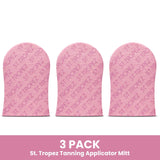 3 Pack -St Tropez Self Tan Dual Sided Velvet Luxe Applicator Mitt Fake Tan Glove