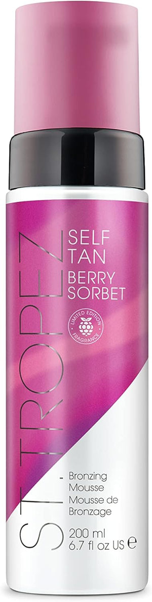 St Tropez Self Tan Berry Sorbet Bronzing Mousse 200ml Limited Edition