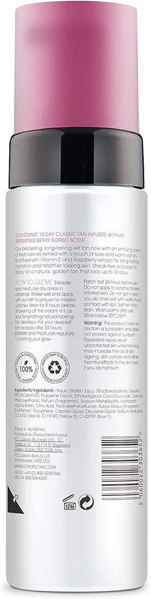 St Tropez Self Tan Berry Sorbet Bronzing Mousse 200ml Limited Edition