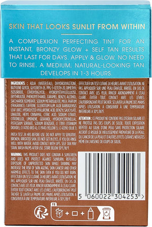 St. Tropez Sunlit Skin Bronzing Tint + Tan Serum 30ml Express Face Fake Glow Drops