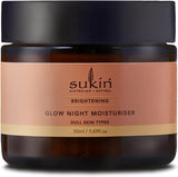 Sukin Brightening Glow Night Moisturiser 50ml with Vitamin C