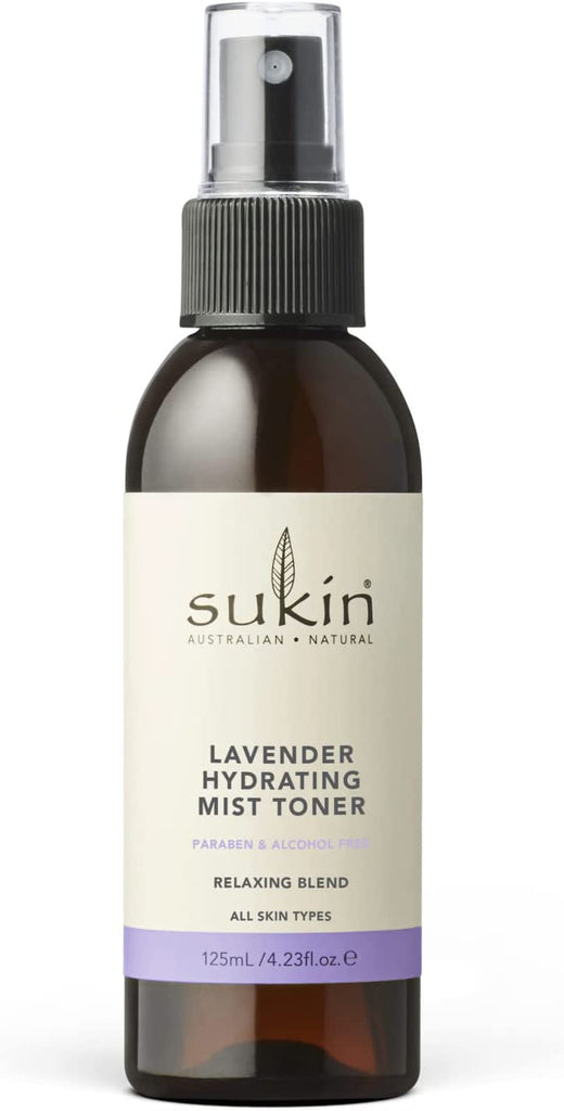 Sukin Natural LAVENDER Hydrating Mist Toner Relaxing Blend 125ml