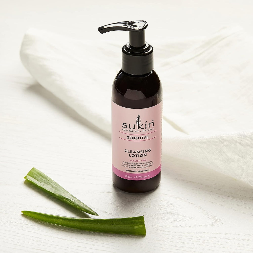 Sukign Sukin Natural Sensitive Cleansing Lotion for Sensitive Skin 125ml ...