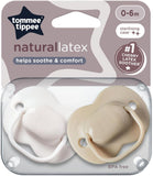 Tommee Tippee Cherry Latex Soother 0-6m 2 Pack