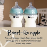 Tommee Tippee Advanced Anti-Colic Baby Bottle Teats - Medium Flow 3M+ Pack of 6