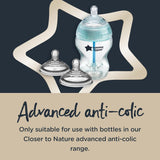 Tommee Tippee Advanced Anti-Colic Baby Bottle Teats - Medium Flow 3M+ Pack of 6