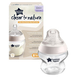 Tommee Tippee Closer to Nature Anti-Colic Slow-Flow Baby Bottle 150ml - PLAIN