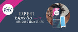 Veet Expert Face Wax Strips Sensitive Skin - 20 Strips Facial Hair Removal