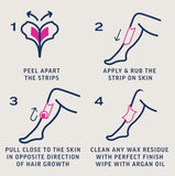 Veet Expert Legs & Body Wax Strips Sensitive Skin - 20 Strips