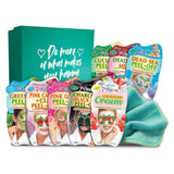 7th Heaven Beauty Box of Treats Gift Pack with 8 Facial Skincare Masks and Cloth