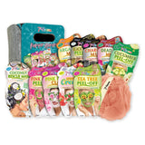 7th Heaven Pamper Hamper Gift Set with 9 Face Mask Hair Mask and Body Puff