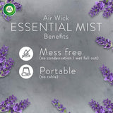 Air Wick Essential Mist Aroma White Diffuser Kit Thyme Lemon & Rosemary Scent