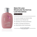 Alfaparf Semi Di Lino NUTRITIVE Moisture LOW SHAMPOO For Dry Hair (VARIOUS SIZES)