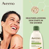 Aveeno Daily Moisturising Yogurt Body Wash For All Skin Types 300ml Apricot and Honey Scent