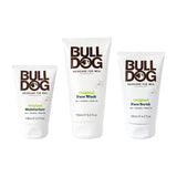 Bulldog Skincare Kit for Men with Wash Bag - Moisturiser, Face Wash & Face Scrub